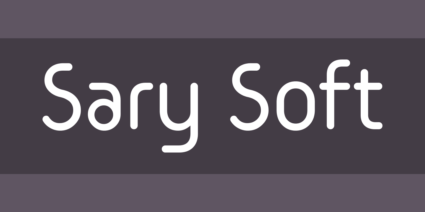 Sary Soft Font preview
